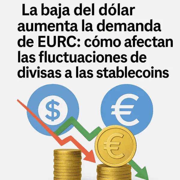 Gráfico de EURC en ascenso frente al dólar, inversión cripto con Criptan