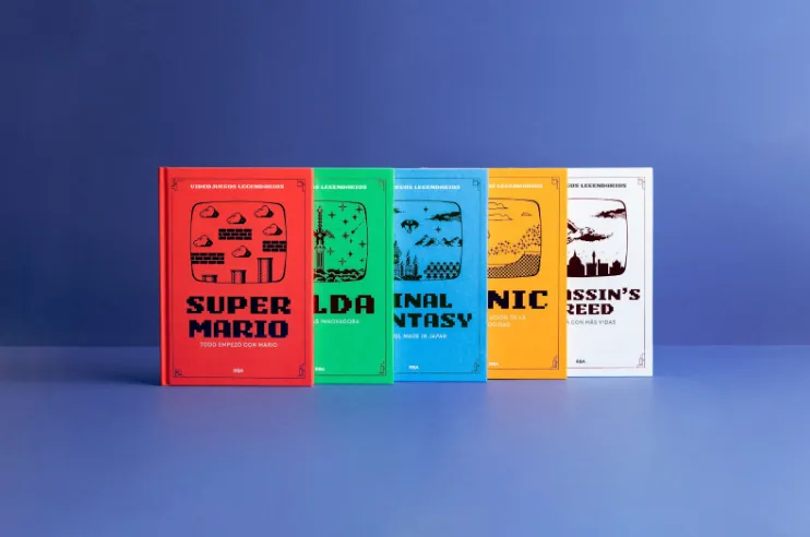Colección Videojuegos Legendarios de RBA con libros dedicados a sagas icónicas del gaming