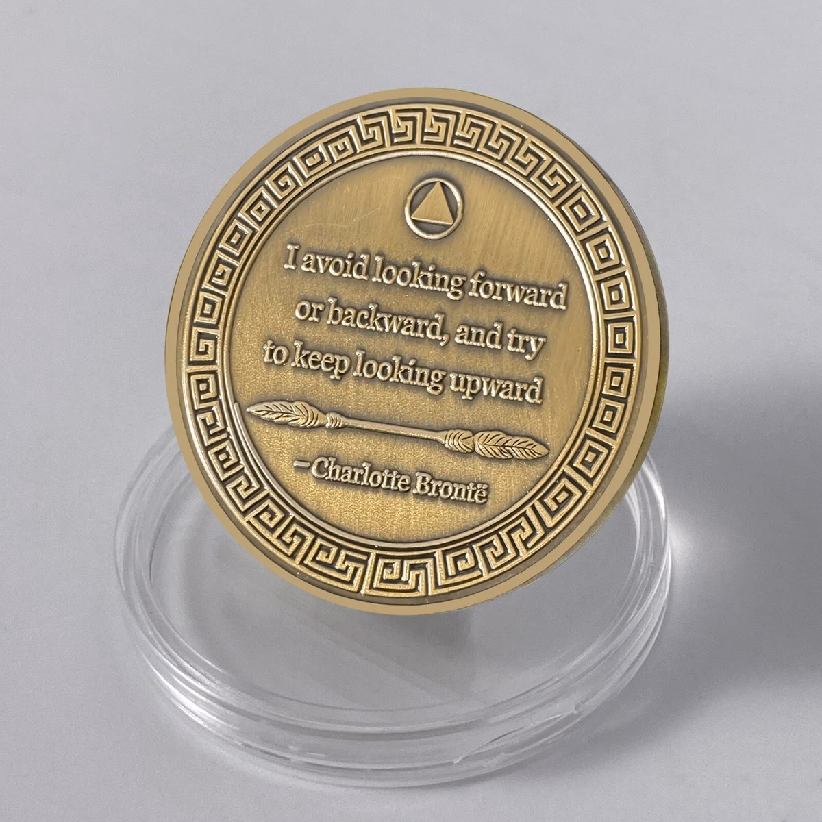 What does leaving a coin mean?