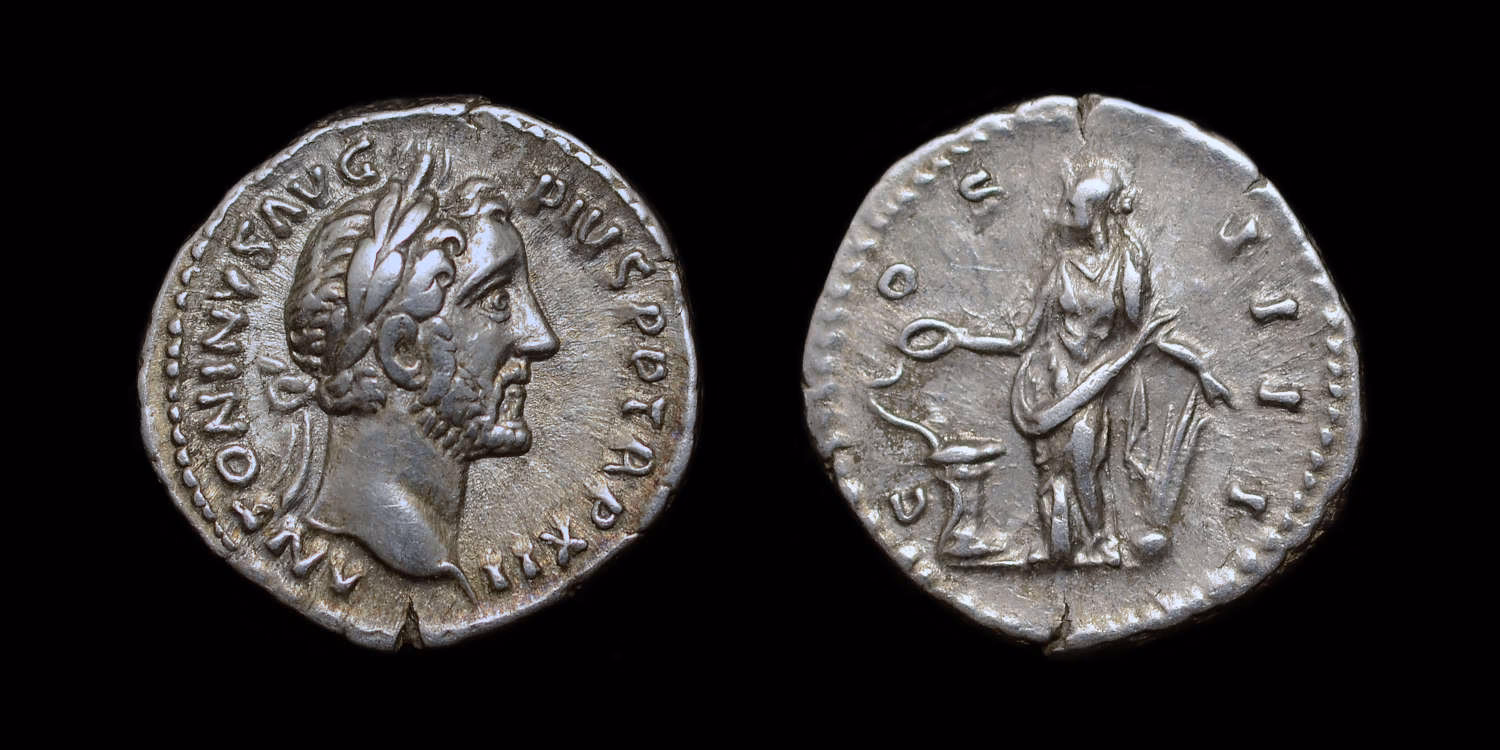 What was the Roman emperor Antoninus coin?