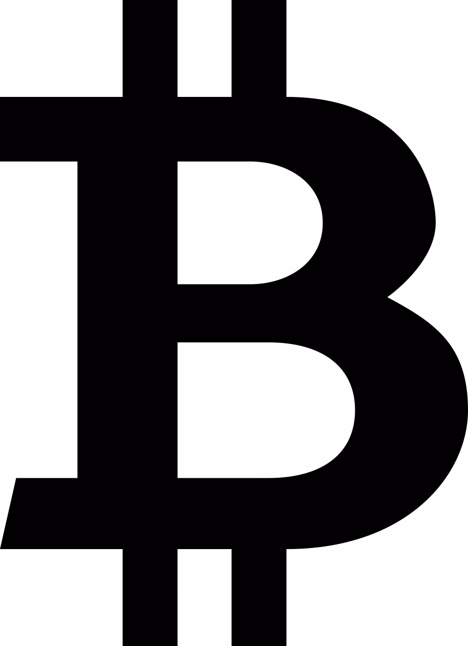 What is the B in the Bitcoin font?