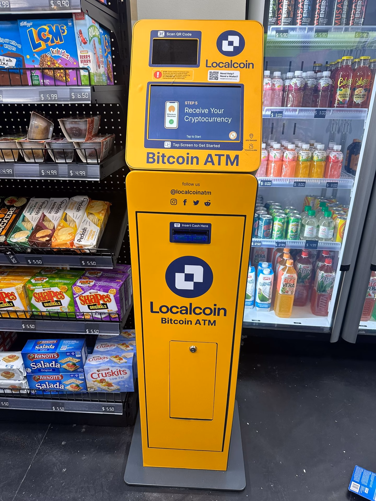 Is there Bitcoin ATM in New Zealand?
