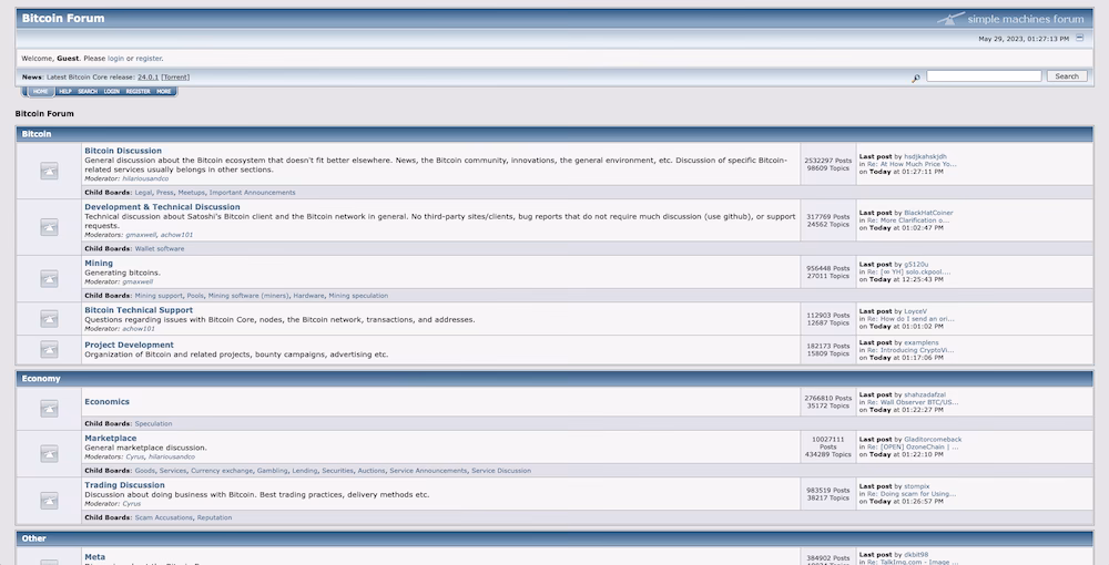 Who owns Bitcoin Talk?