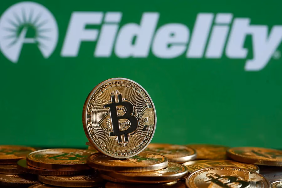 What is the symbol for Fidelity's bitcoin ETF?