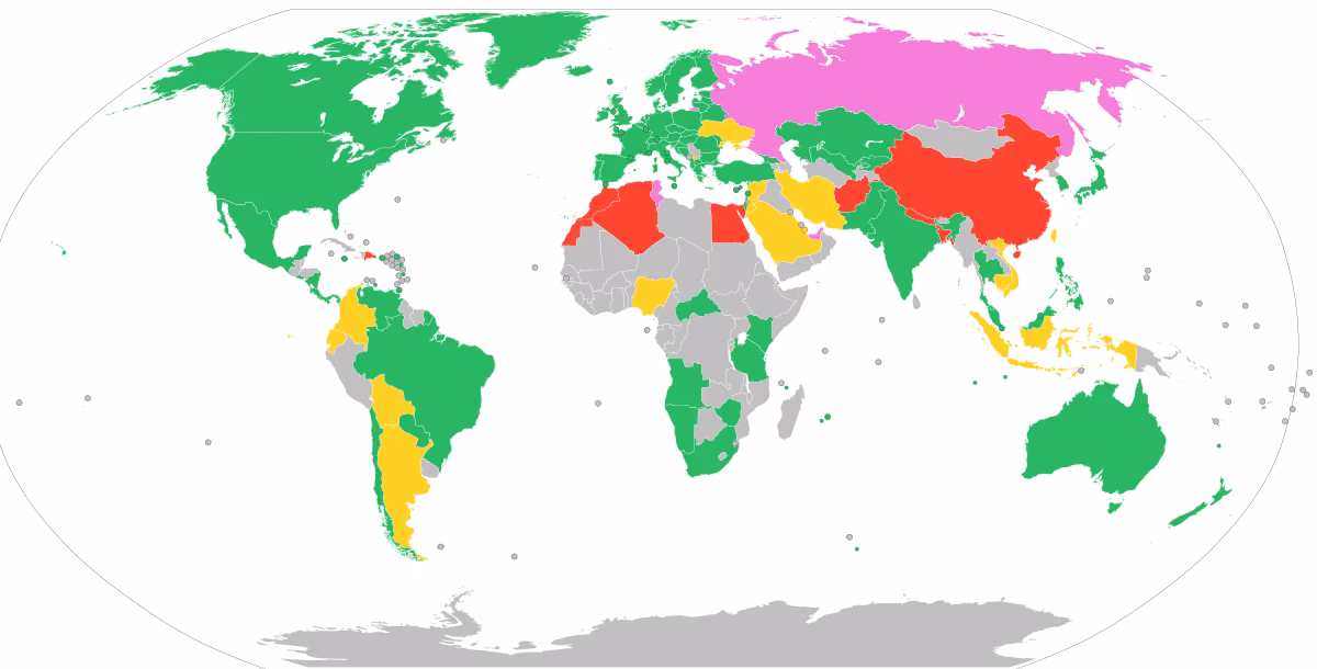 In which country is Bitcoin legal?