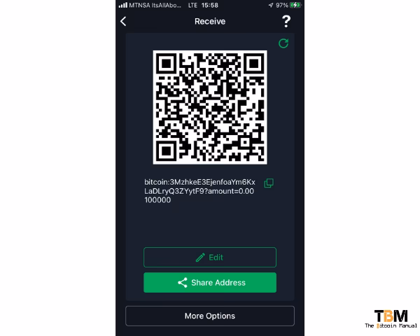 What is a Bitcoin request?