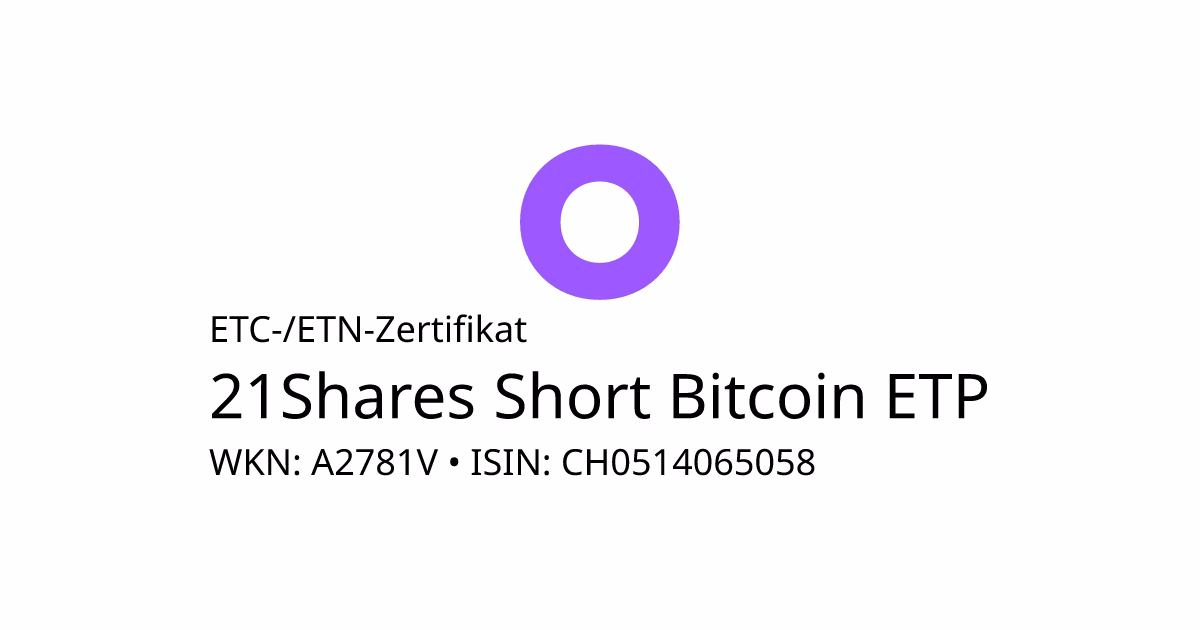 Is there a BTC short ETF?