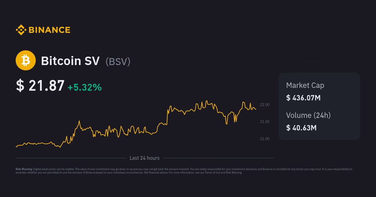 Does Binance support BSV?