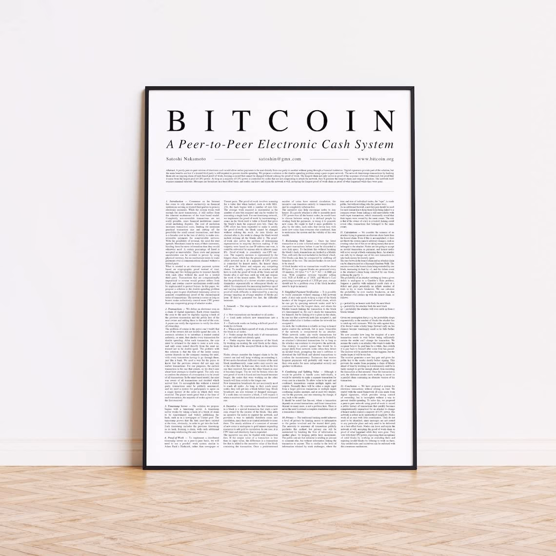 What is the whitepaper on Bitcoin?