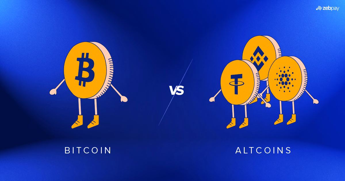 ¿Cuál es la diferencia entre bitcoin y altcoin?