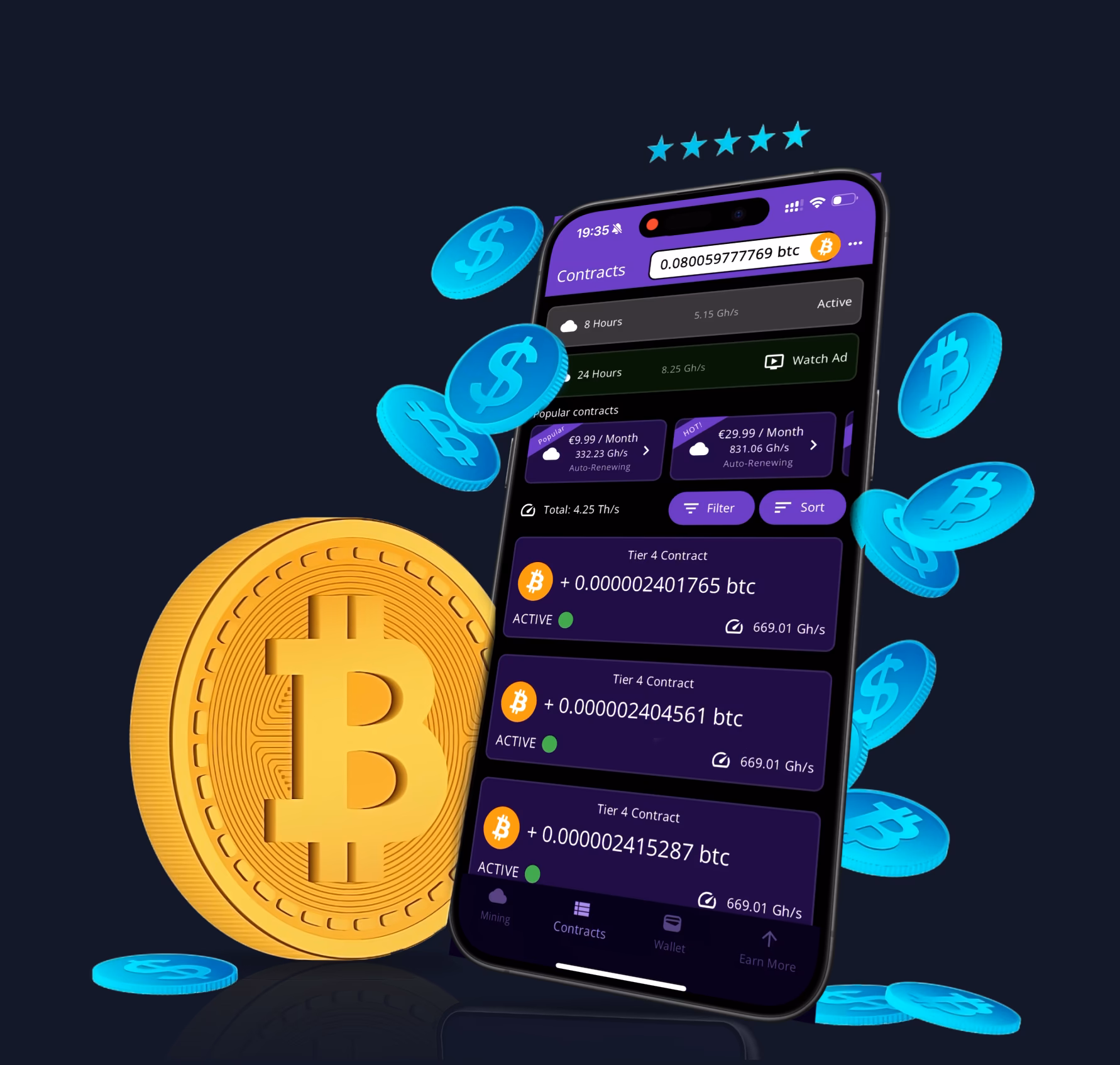 Is the BTC cloud mining app legit?