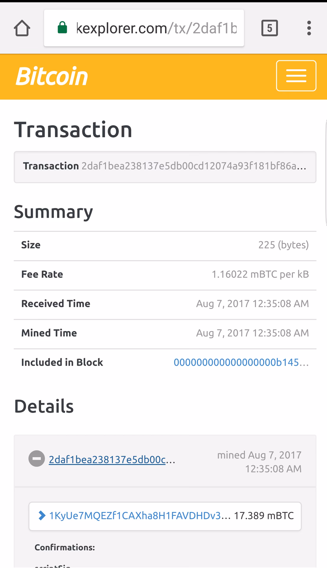 What are BTC confirmations?