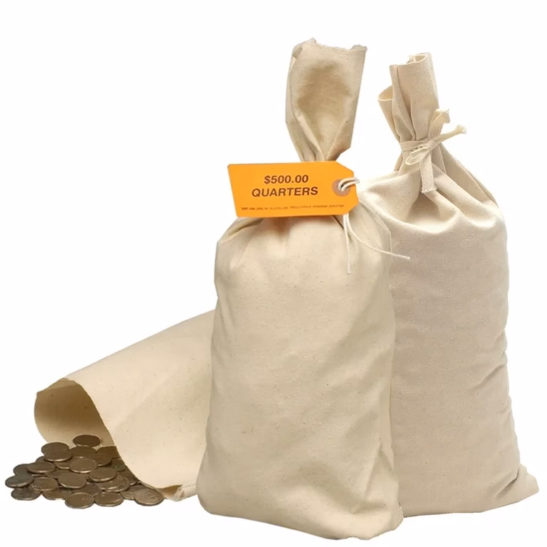 Where can I get free coin bags?