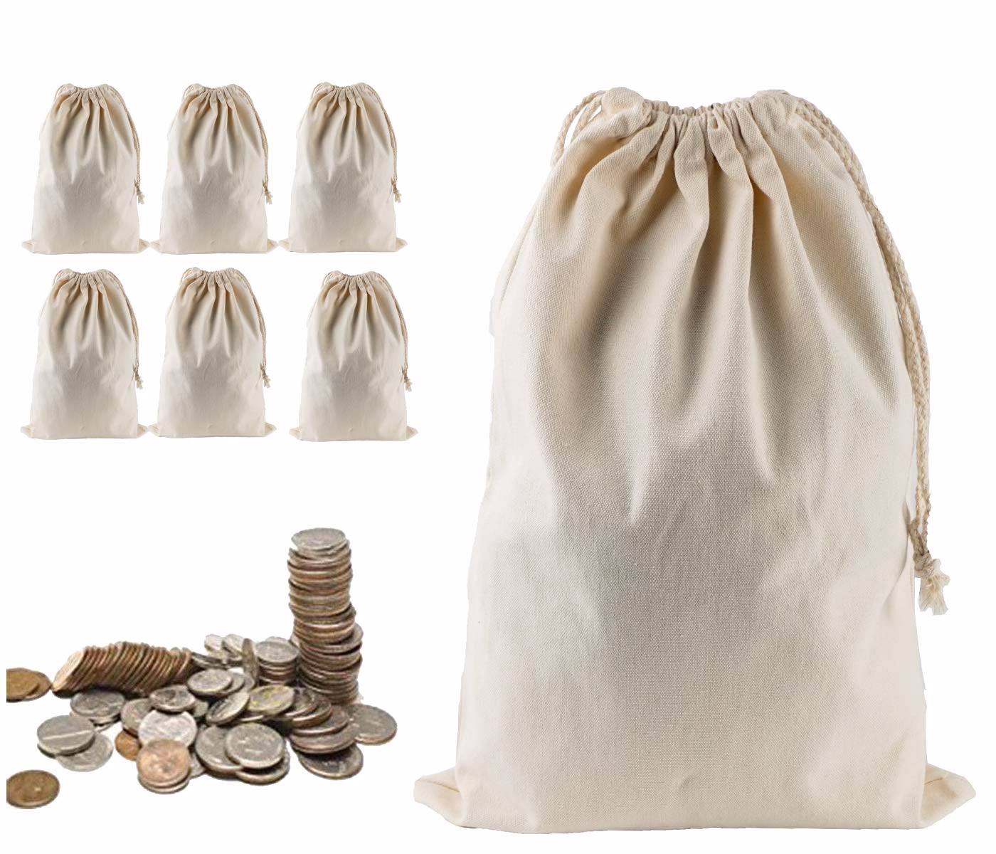 How many 50c coins are in a bank bag?