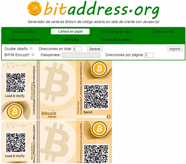 ¿Qué es una billetera de papel Bitcoin?