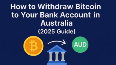 How do I cash out my Bitcoin in Australia?