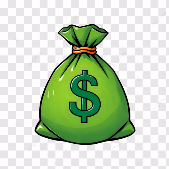 What does a money bag symbolize?
