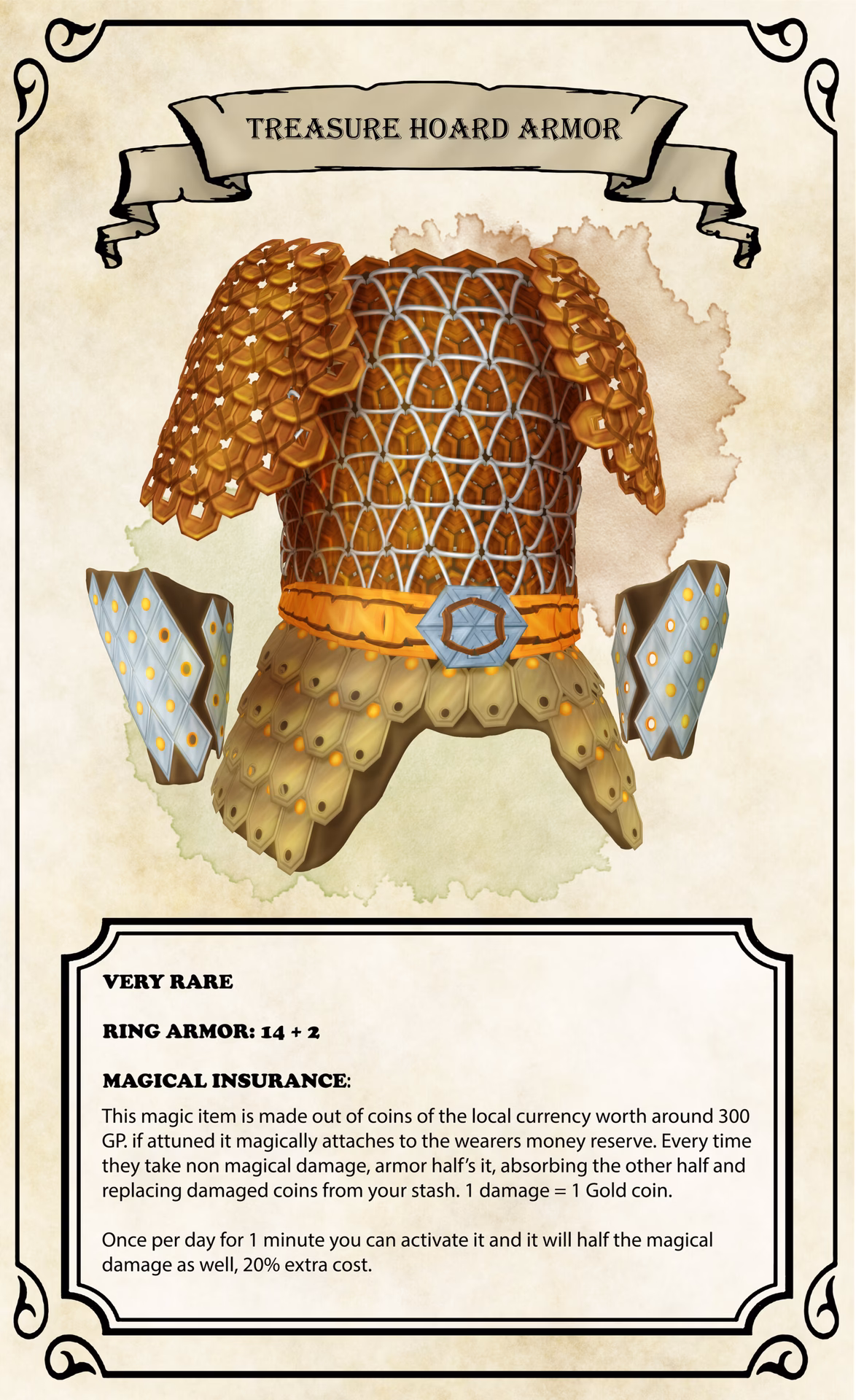 How rare is +1 armor?