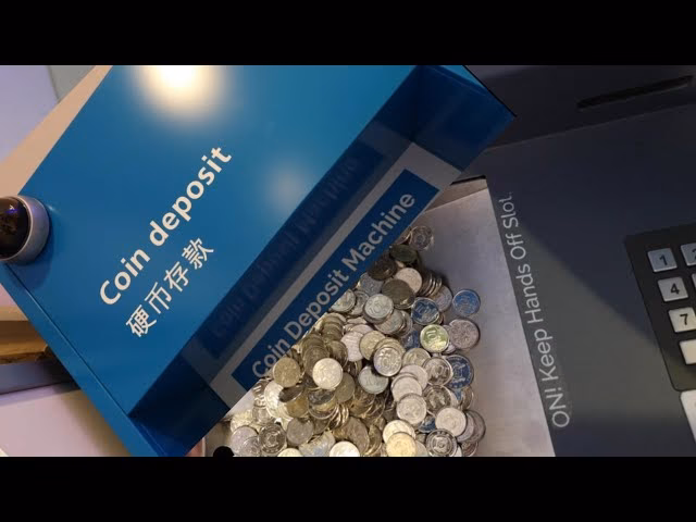 Where can I deposit coins in dbs?