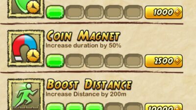 What does the mega coin do in Temple Run?