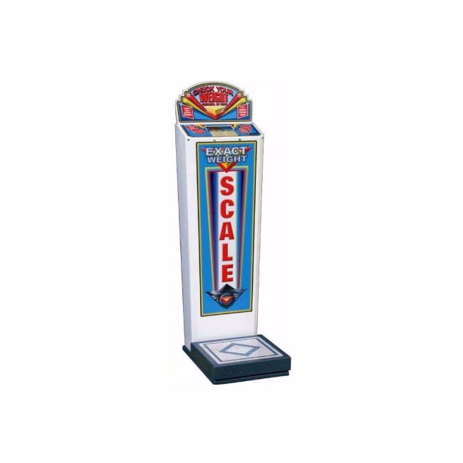 What is a coin operated scale?