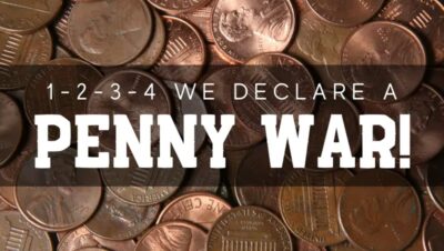 What containers are best for penny wars?