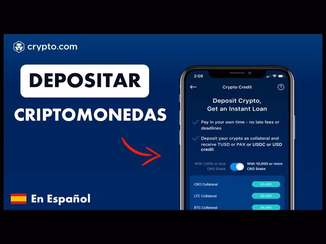 ¿Cómo se deposita dinero en Crypto.com?