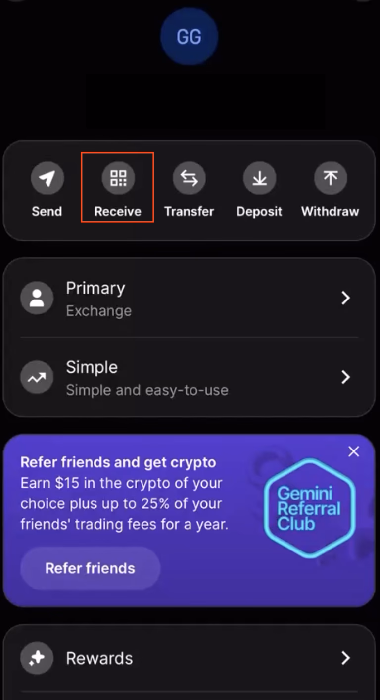 ¿Cómo envío bitcoins en Gemini?