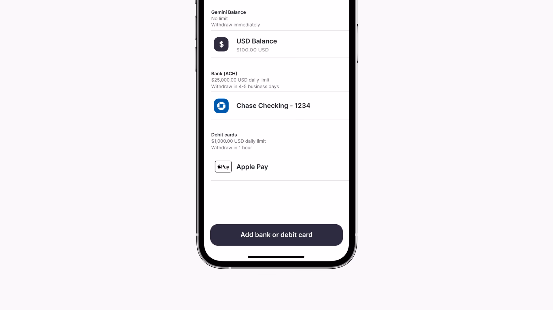 ¿Cómo puedo depositar criptomonedas en Gemini?
