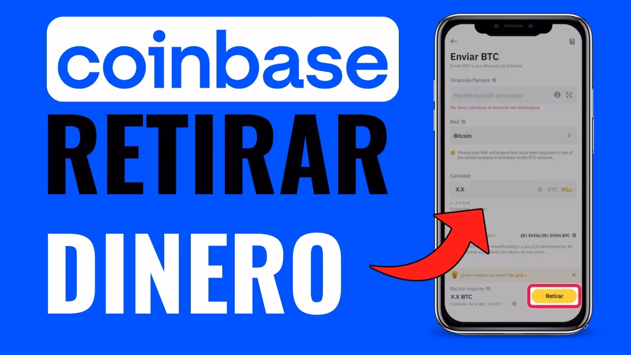 ¿Cómo retirar bitcoin de Coinbase?