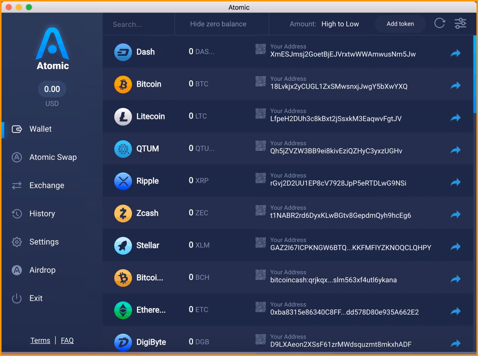 Can you trade on an Atomic Wallet?