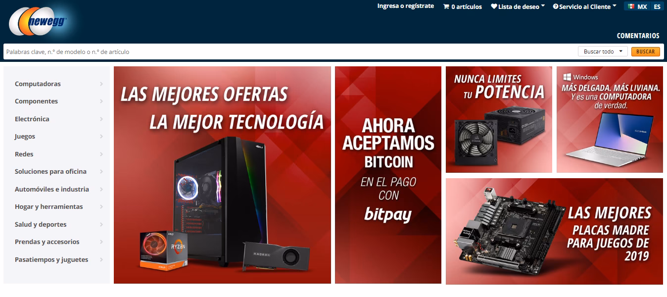 ¿Newegg acepta Doge?