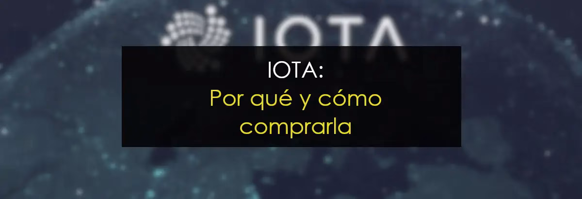 ¿Dónde comprar IOTA criptomoneda?