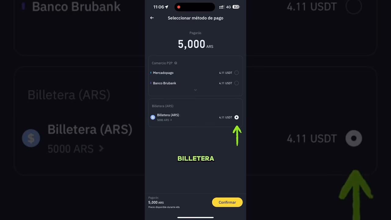 ¿Cómo comprar USDT en Binance con dólares desde Argentina?