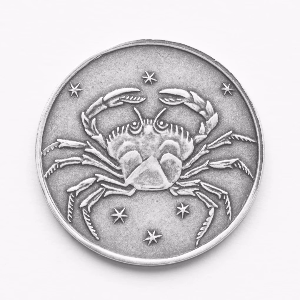 What coin has a crab on it?