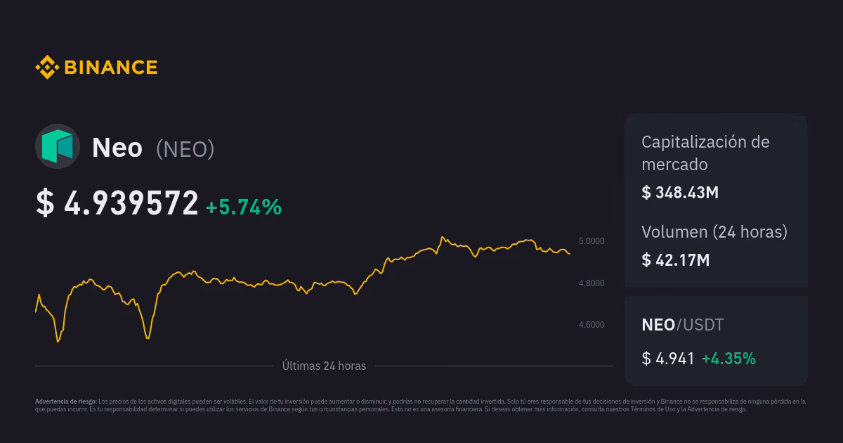 ¿Cuánto vale 1 neo?
