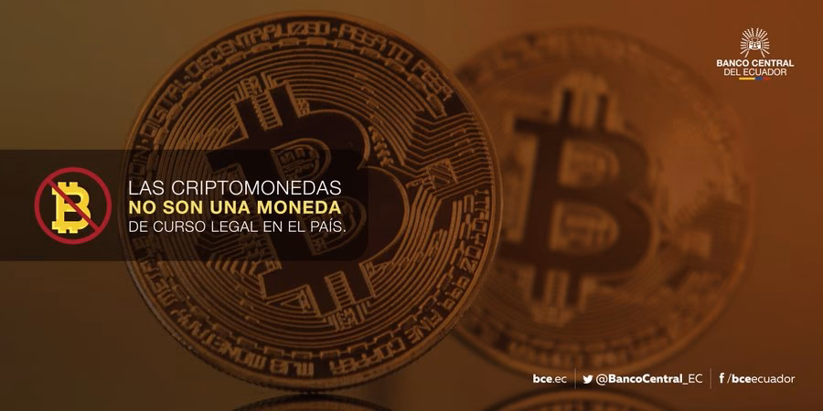 ¿Criptomonedas en Ecuador es legal?