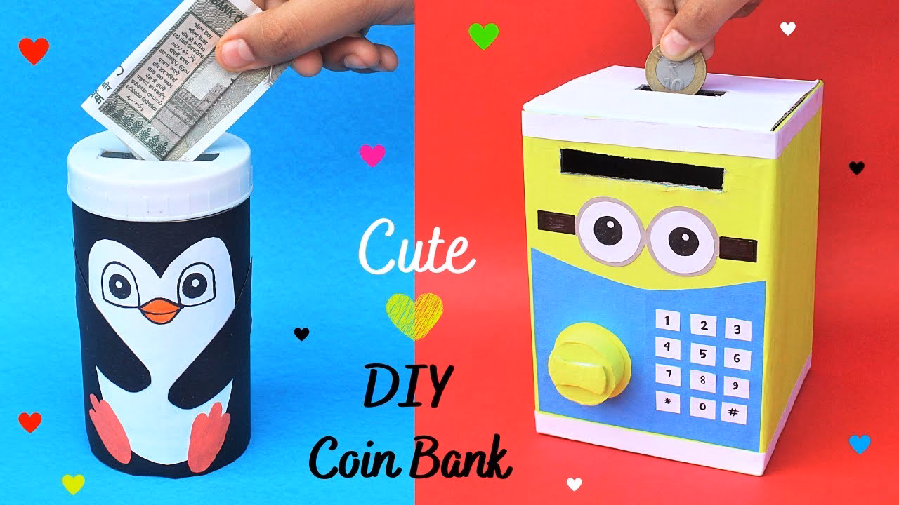 What materials are best for a DIY piggy bank?