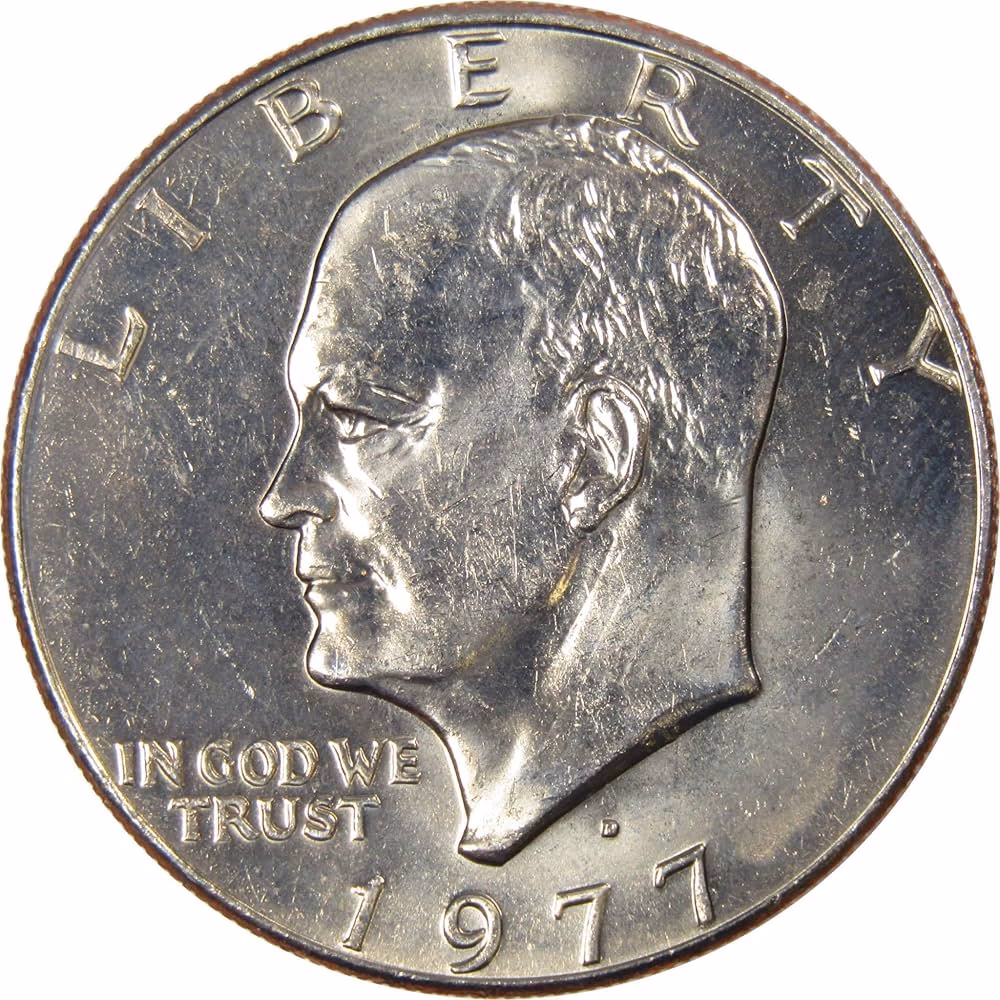 How much is a 1972 $1 Eisenhower coin worth?