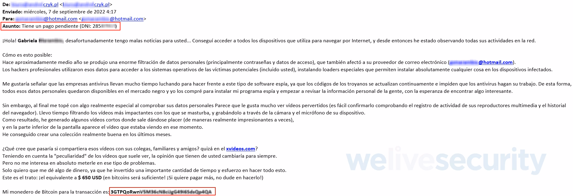¿Cómo saber si me están estafando por correo electrónico?
