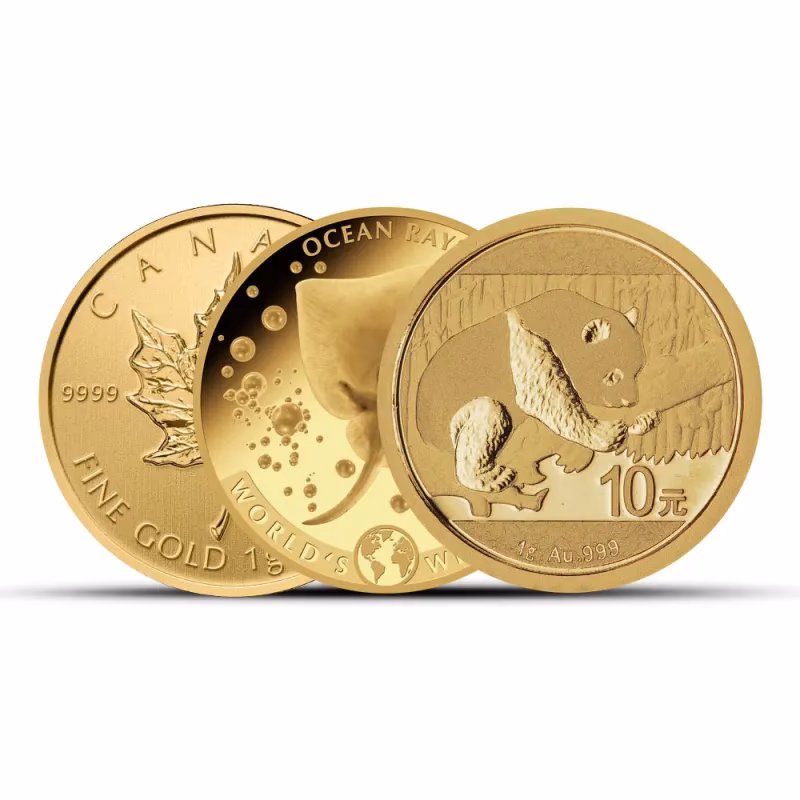 How much is 1 oz of gold coin right now?