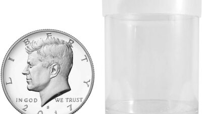 How many half dollars are in a tube?