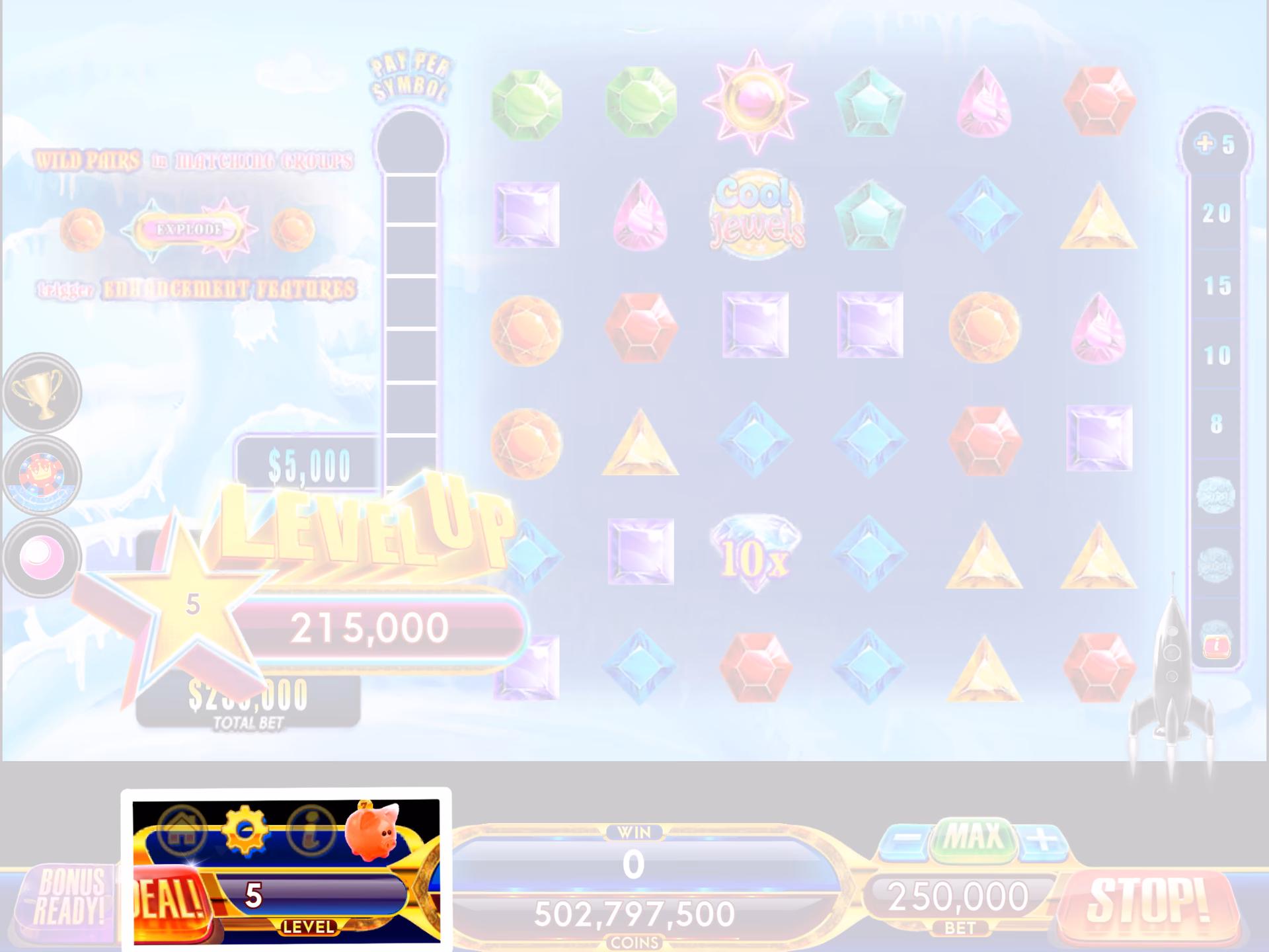 How often can you get free coins on Quick Hit?