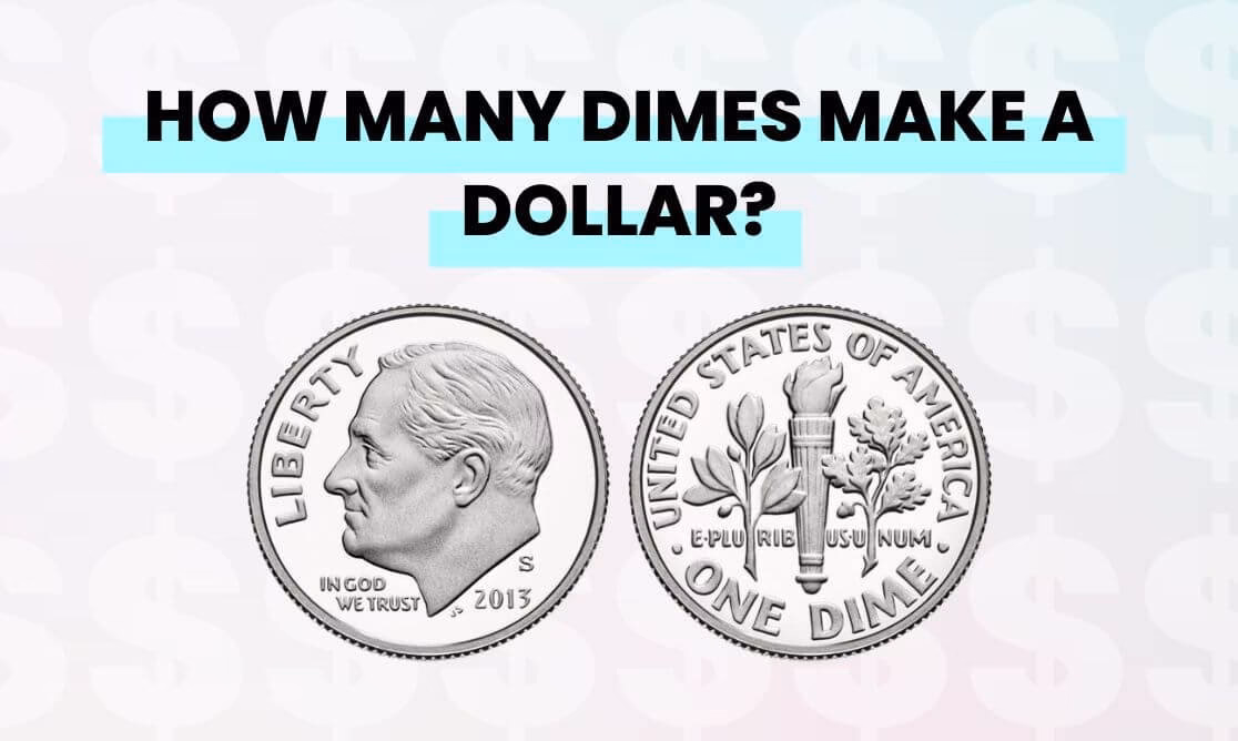How many dollars is 50 dimes?