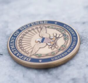 What is the average cost of a challenge coin?