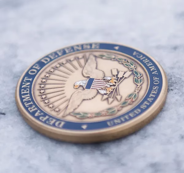 What is the average cost of a challenge coin?