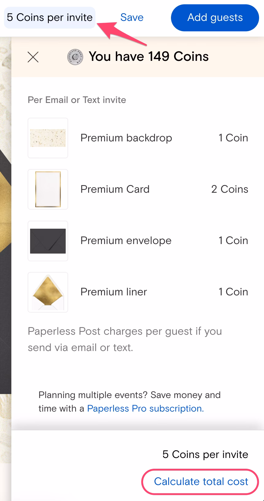 How much would 100 invitations cost?