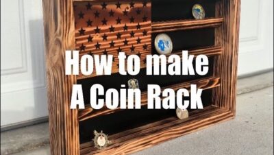 How to stick coins to wood?