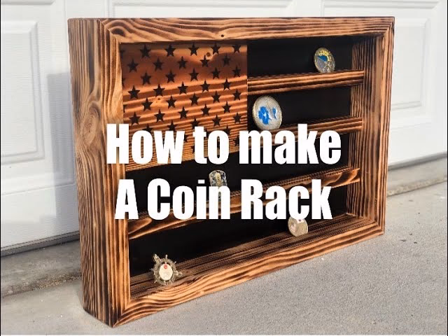 How to stick coins to wood?
