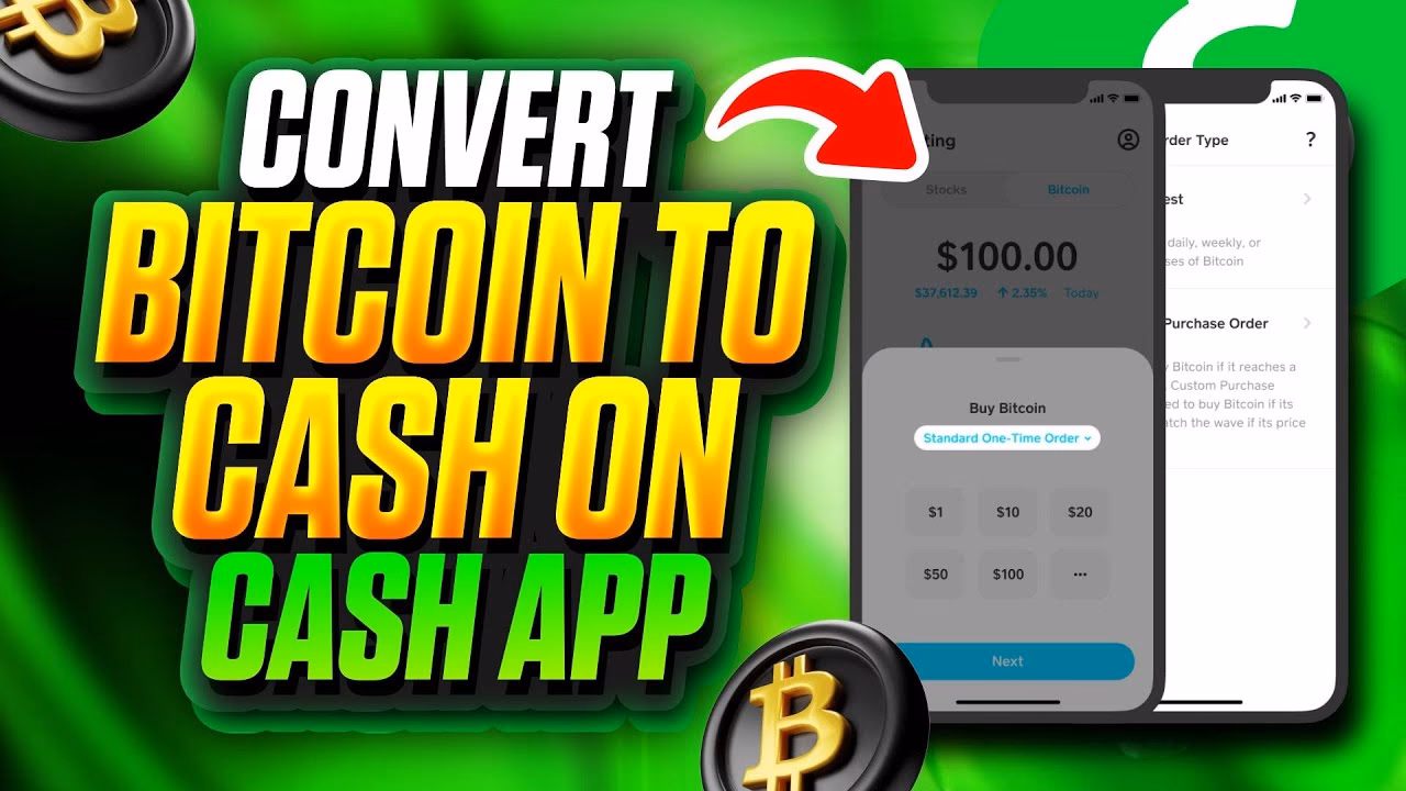 How do I turn my Bitcoin into cash on Cash App?